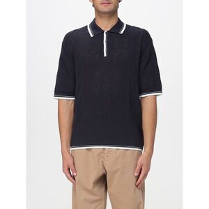 Laneus Men Knitted Cotton Polo Shirt Laneus